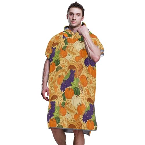 Serviette de plage à capuche imprimée pour se changer facilement - 6
