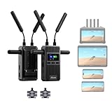 Accsoon CineView 2 SDI 2.4G&5G Dual-Band Wireless Transmitter and Receiver, HDMI/SDI 1080P 60FPS FHD, 1500FT/450M Range 50ms Latency, Monitoring on Up to 4 Devices Support iOS/Android, UVC Live Stream