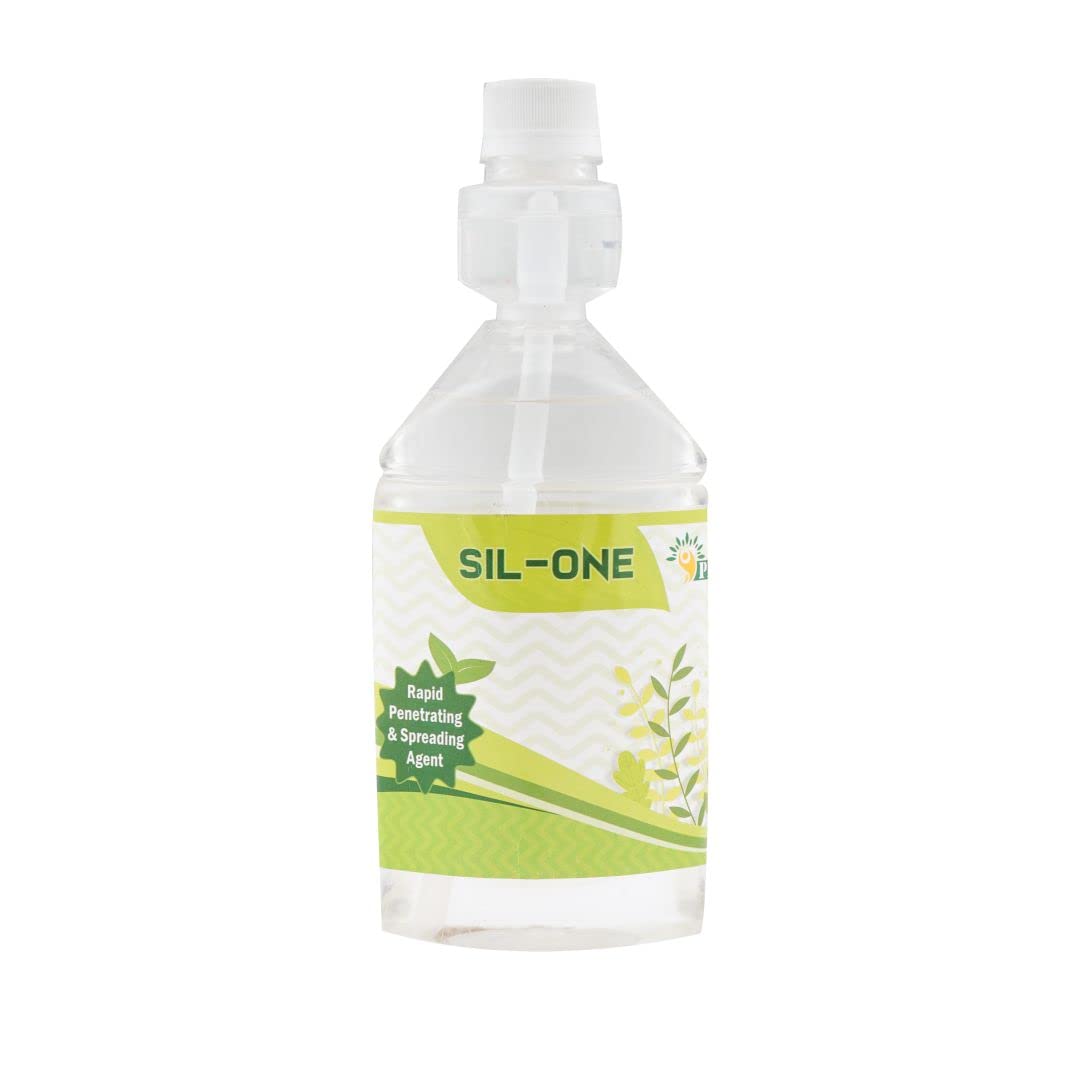 TITAN AGRITECH Sil-One 500 ML - Spreader, Adjuvant, Spreading Agent, Wetting Agent, Silicon Surfactant Agriculture Product | Well quick spreader and deep penetrator.