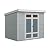 Handy Home Products Highland 8x6 Modern Wooden Storage Shed