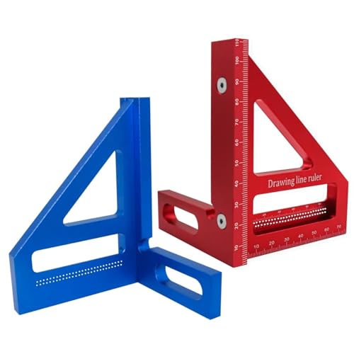 Règle triangulaire ERICAT avec disposition à 45/90 degrés pour coupe précise - 3