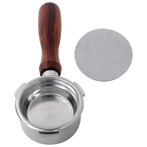 Misimain �A�b�v�O���[�h�� 58mm ��Ȃ��|���^�t�B���^�[ 3�̎��t�� �G�X�v���b�\�|���^�t�B���^�[ �t�B���^�[�o�X�P�b�g�ƃp�b�N�X�N���[���t�� HiBrew 58mm�ɑΉ� Cyetus CYK760�p Sunbeam barista Pro