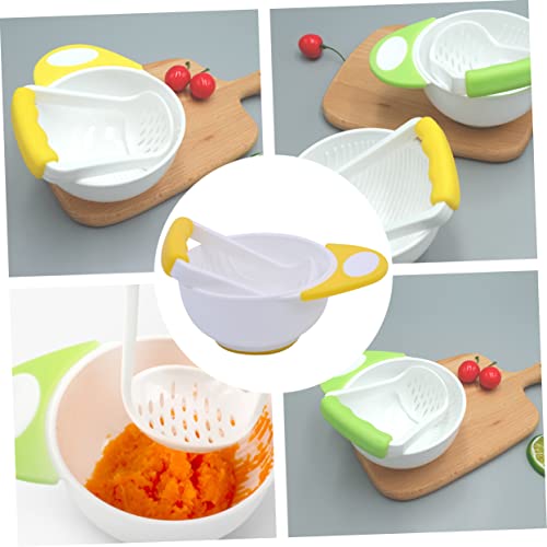 BIUDECO 2 Conjuntos Tigela De Moagem Multifuncional Triturador De Comprimidos Espremedor De Alimento