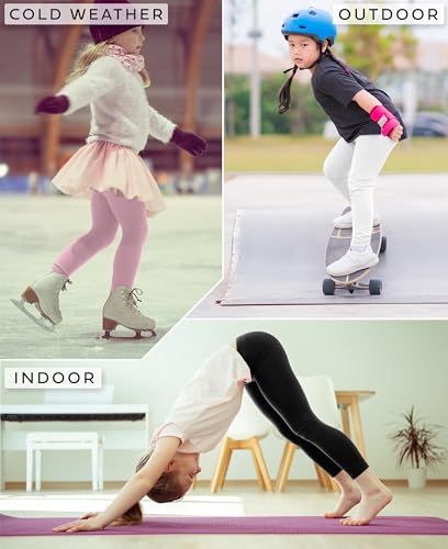 Andrew Scott Big Girls Cotton Thermal Underwear | Long John Under Pants | Multi Packs & Colors4