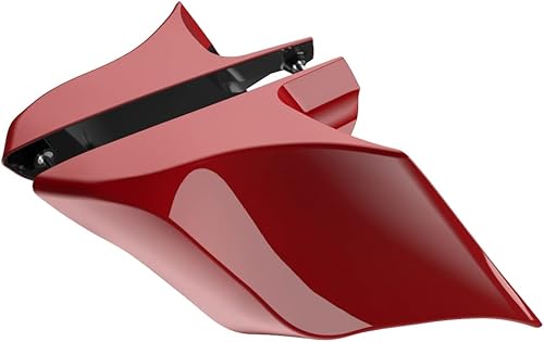 Miniatura 199 de Advanblack Barracuda - Cubiertas laterales estiradas plateadas (brillantes), paneles extendidos para Harley Touring Street Glide Road Glide Electra