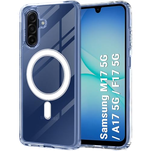 TheGiftKart Ultra-Hybrid Crystal Clear Back Case Cover for Samsung Galaxy M17 / A17 / F17 5G | Shockproof Design | Hard Back Cover for Samsung M17 / A