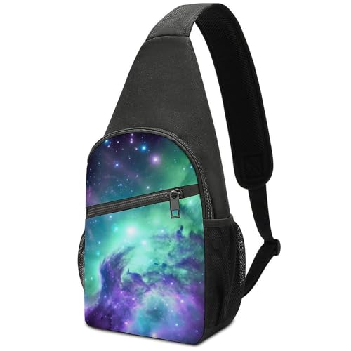 Mochila tipo bandolera blanca para deporte y senderismo miniatura 1
