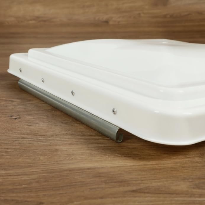 2 Pack 14" X14" RV Roof Vent Cover Lid White for Camper Trailer Air Ventline