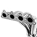 DNA MOTORING HDS-HC88-41 Stainless Steel 4-2-1 Exhaust Header for Honda D-Series, Polished Chrome