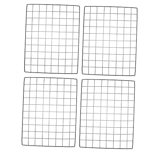 HAPINARY DIY Dog Crate Divider Panels 4pcs Chicken Wire Fencing for Pet Fence Sheet Assemble Iron Pet Cage Supplies 35 * 45cm