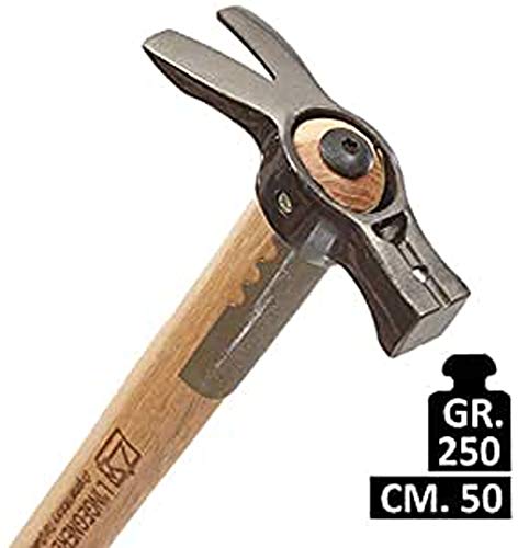 MARTELLO FORGIATO GLADIO MASS 250 GR. CON MANICO LEGNO 50 CM.