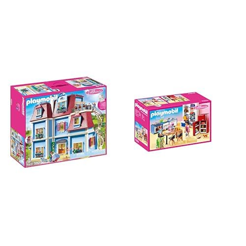 Playmobil - Grande Maison Moderne - 70205, 6, Coloré & Cuisine Familiale - 70206