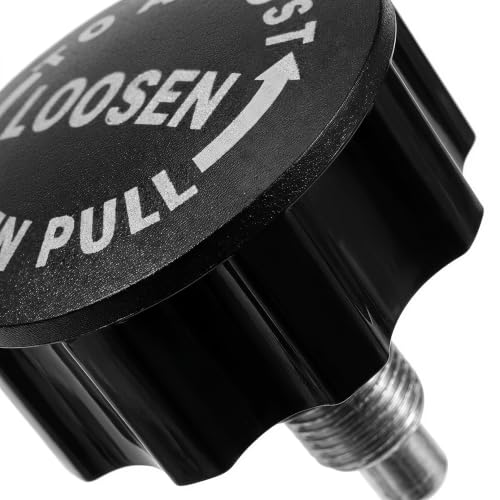 SAFIGLE 3 szt. pokrętło sprężynowe do roweru treningowego 16 mm z wysuwaną