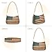 Shoulder Bags for Women Usa Flag Hobo Tote Handbag Small Clutch Purse with Zipper Closure