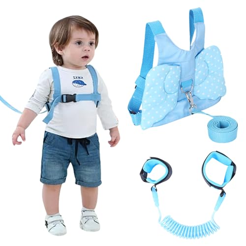 DKDDSSS Correa para Niños Seguridad, Muñequera Anti Pérdida, Correa para Niños Seguridad, Ajustable Arnés de Bebe, Arnes Correa para Niños Seguridad, Arnés de Seguridad para Caminar Niños