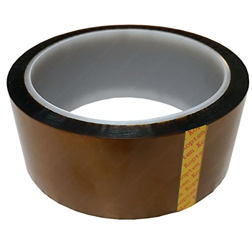 Image of Electriduct 1.5 inch Heat Resistant Tape 1 Mil High Temperature Sublimation Transfer Polyimidie Film with Silicone Adhesive - 36 Yards