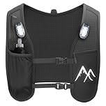 ArcticFit LED Running Vest - Adjustable Unisex Reflective Vest with Phone Holder and Storage - Lightweight and Durable Running Backpack Alternative - Hydration Vest for Marathon & Night Trainings