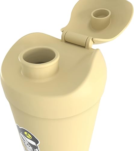 Miniatura 4 de Battle Shakers Bomb Shaker Cup | Botella agitadora con temática militar | Taza de proteína a prueba de fugas con compartimento de almacenamiento |