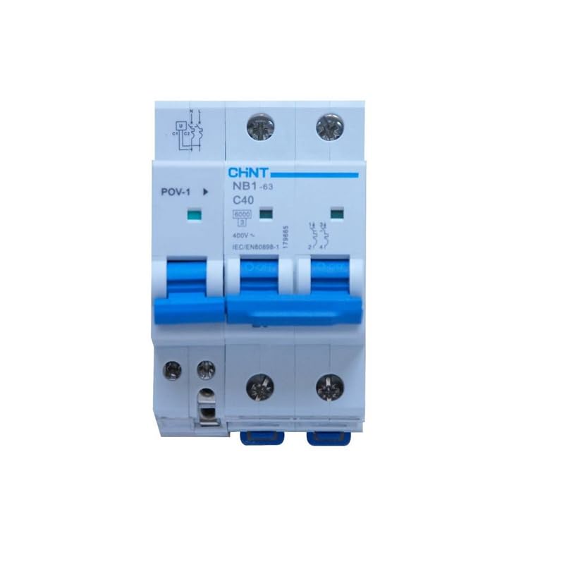 Diferencial Auto Rrearmable OVT-1 NB1-63 POV-1 Protección contra sobretensión permanente 40A 20A 25A 32A 63A Disyuntor miniatura MCB(63A)