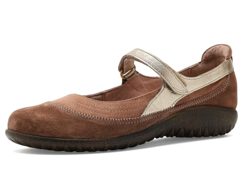 Image of NAOT Footwear Women's Kirei Maryjane with Cork Footbed and Arch Comfort and Support - Lightweight and Perfect for Travel- Removable Footbed