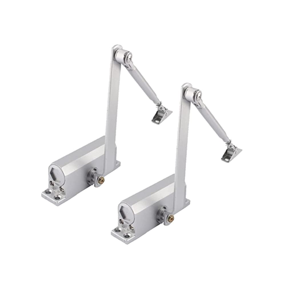 2pcs Ferme-portes Automatique Réglable Contrôle Jusqu'à 65KG (2pcs 45-65kg)