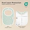 8-Pack Organic Baby Bibs for Boys, Girls - Soft Cotton Drooling and Teething Bibs for Baby Girl & Boy, Extra Absorbent, Easy To Clean & Put On for Toddler, Newborn, Infant 0-24 Months (Lunaris) #2