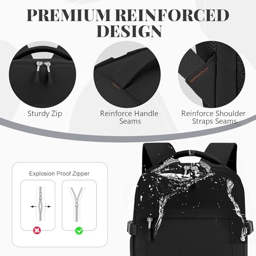 Mochila 40x30x20 para Ryanair, Mochila Viaje Cabina Avion 40x20x30 para Avion，Mochilas Cabina Bolsa De Avion Hombre Mujer Maletas De Viaje Cabina Mochilas Portatil 14 Pulgadas - imagen 6