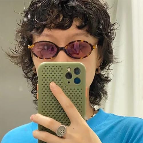 Retro Oval Sunglasses for Women Men 90s Small Face Sunglasses Vintage Fashion Tiny Sun Glasses UV400 Protection3