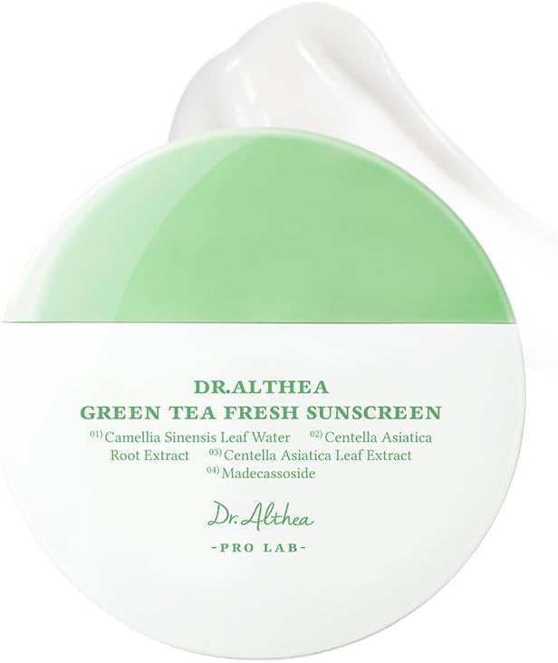 Dr.Althea Green Tea Fresh Sunscreen, Korean Skin Care, 50ml, SPF50 PA++++