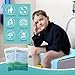 Toilet Seat Cover Disposable, 40 Pack XL Waterproof Covers Individually Wrapped for Adults and Kids Toddlers Potty Training Travel Accessories for Public Restrooms, Airplane
