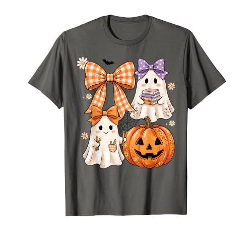 Citrouille fantômes Mignons effrayants Halloween Automne Saison T-Shirt
