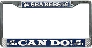 U.S. Navy Seabees Can Do License Plate Frame