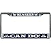 U.S. Navy Seabees Can Do License Plate Frame