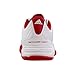 adidas Performance Men's Barricade Court 3 Tennis Shoe, White/Matte Silver/Scarlet, 10.5 M US
