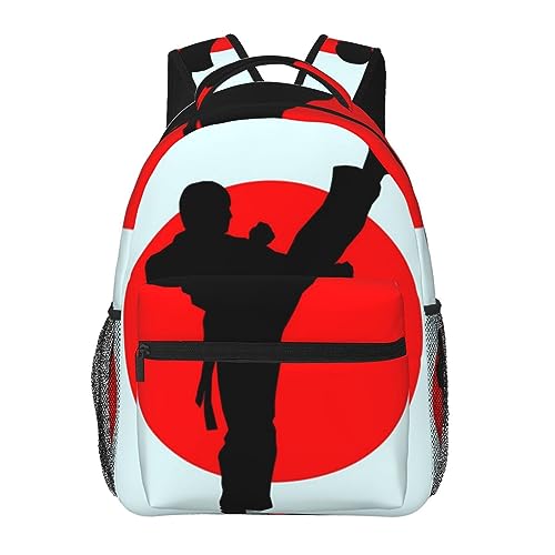 Sac à dos en toile légère BONDIJ grand volume et ultra résistant motif teckel