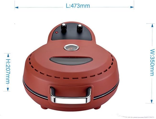Electric Pizza Oven and Pancake Maker Household Chapati Roaster and Flapjack Broiler-1200W 12 Inch