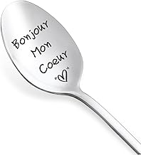 Yontree Personalised Gift for Boyfriend Girlfriend Valentine's Day Dessert Spoon Gift Men Women Birthday Party Christmas