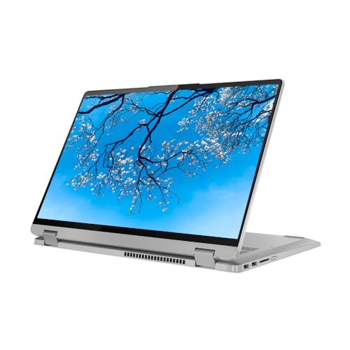 Image of Lenovo Portable Flex Laptop, 14 inch Convertible WUXGA IPS Display, Intel i7-1255U Processor Up to 4.70GHz, 8GB DDR4, 512GB SSD, Super-Fast WiFi 6, HDMI, Windows 11, Pastel Gray(82-Renewed)
