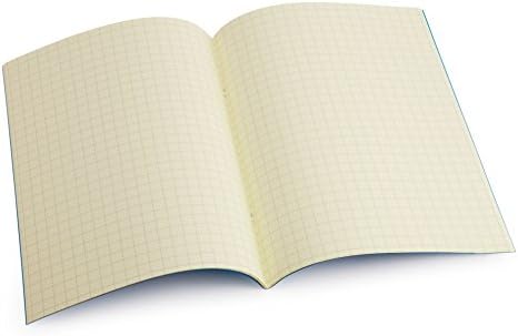 Dyslexia Tinted Exercise Books - A4-10mm squared - Sky (10 Pack)