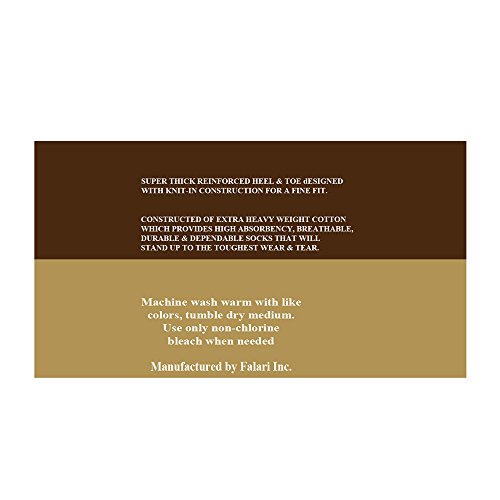 Falari Men's Ultimate Cushioned Cotton Ankle Socks 3, 6, 12 Pack4