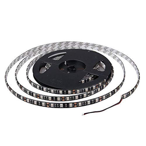 Socal-Led 5M 16.4Ft Pink Purple Flexible Led Strip High Power Bright 300 Smd 5050 With Double Side Tape, Ip65 Waterproof, Cuttable, Black Pcb #TOP2