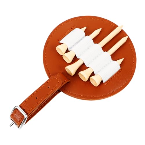 Abaodam 1Set Golf Tee Carrier Pouch Breathable Waist Hanging Storage Bag for Golf Tees Lightweight and Durable Golf Accessory Convenient Tee Holding Tool for Easy Access