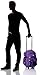 Everest Deluxe Wheeled Backpack, Dark Purple, One Size
