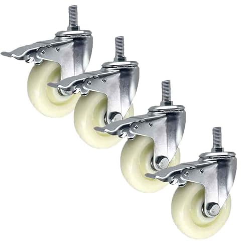 �u���[�L�t�����ϋv360�x��]�L���X�^�[ - 125mm�i�C�����z�C�[���AM20 x 60mm�˂��R�A�V���b�s���O�J�[�g�A�g�����[�A��Ƒ�p - �H�Ɨp���x���r���e�B�\�����[�V����