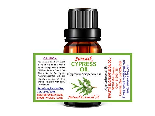 Image of Cypress Oil - Pure, Natural & Undiluted Essential Oil for Skin Care & Aromatherapy