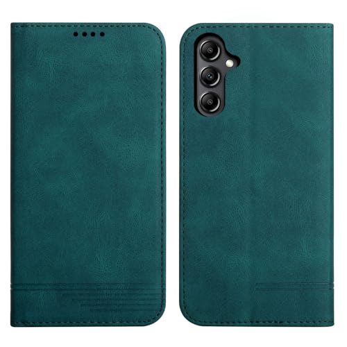 Rostsant Funda Samsung M54 5G Carcasa de Cuero PU Galaxy M54 Cubierta Funda Móvil Protectora para Samsung Galaxy M54 5G - Verde