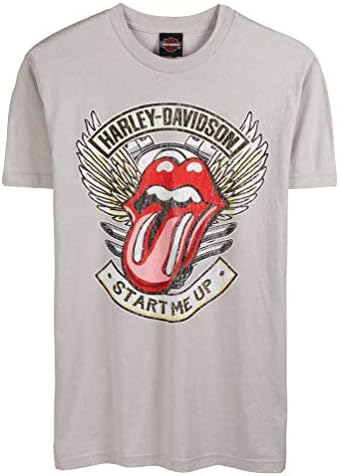 t shirt harley davidson rolling stones