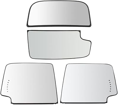 Mirror Glass Set 4pcs for Silverado 3500HD/2500HD/1500