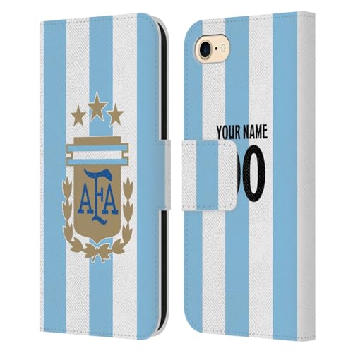 Coque cuir iPhone SE Argentine personnalisée idéale pour les jours de match au stade