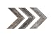 BarnwoodUSA Farmhouse Wood Arrows Wall - Set of 3 Rustic Chevron Arrows Made From 100% Reclaimed Recycled Wood | Comes Mounting Hardware